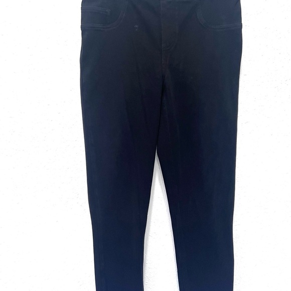 Spanx Jean-ish Ankle Leggings Black Skinny Pants large - Picture 4 of 8
